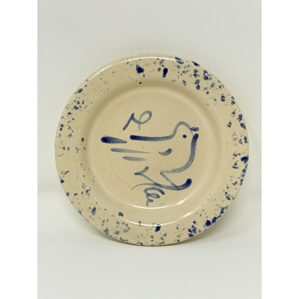 Pleasant Company Kirsten Birthday Bird Plate Rowe Pottery American Girl